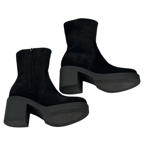 La Canadienne Zed Black Oiled Suede Boots Womens Size 6.5M Waterproof New $550 - Picture 6 of 10